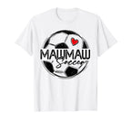 Soccer Mawmaw Soccer Player Family T-Shirt - Graphic Print for Adults