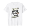 Eat Sleep Coach Soccer Repeat Soccer T-Shirt - Trendy Graphic Men Women