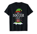 Soccer Elf Funny Matching Family Pajama T-Shirt - Fun Novelty Design Unisex