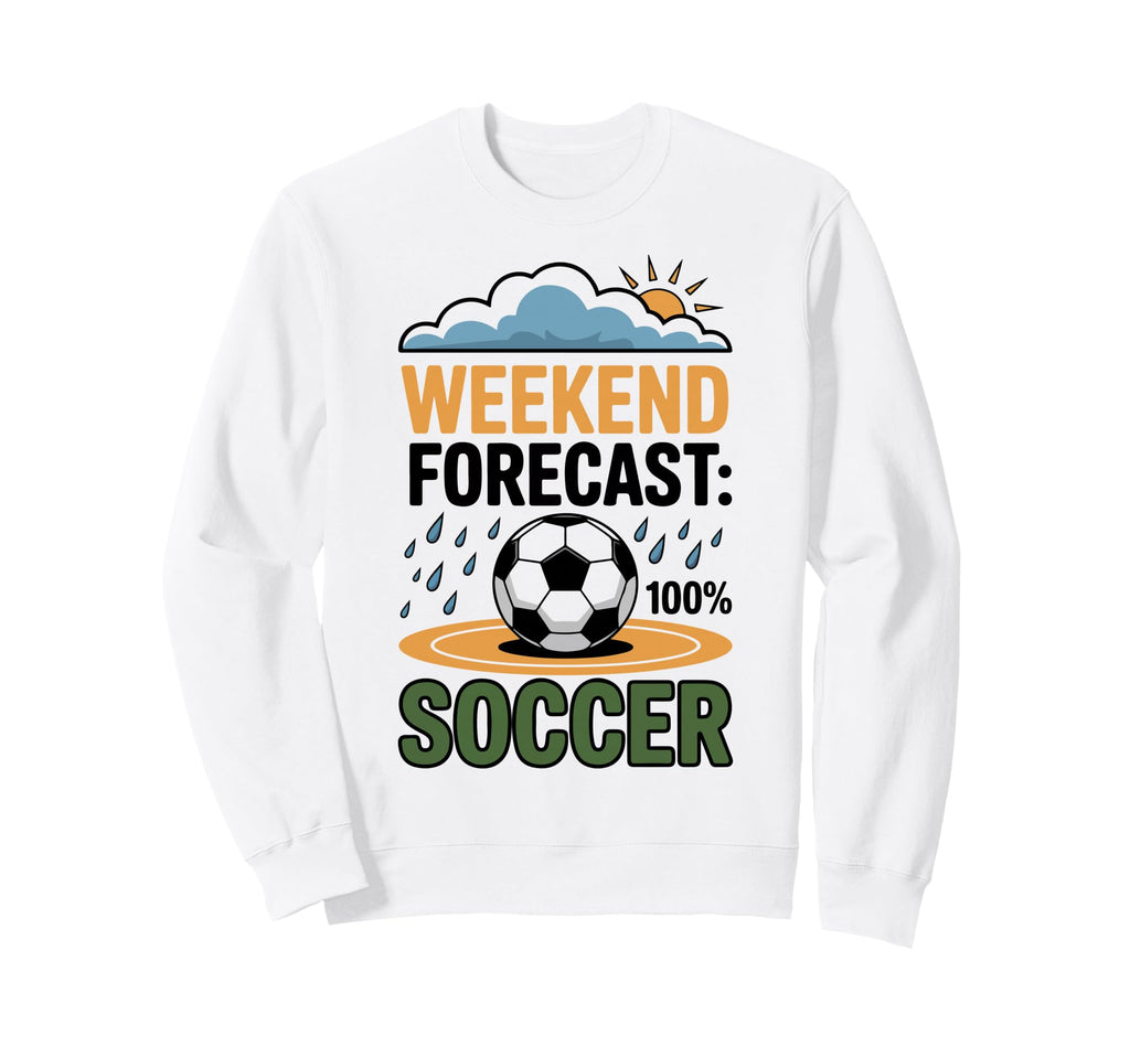 Soccer Fan Training Soccer Practice Sweatshirt - Custom Art Print Unisex