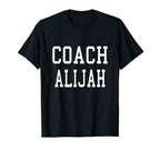 Coach Alijah Custom Football Soccer T-Shirt - Aesthetic Graphic Men Women