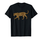 Leopard Panther Animal Lover Gift T-Shirt - Casual Everyday Wear Unisex