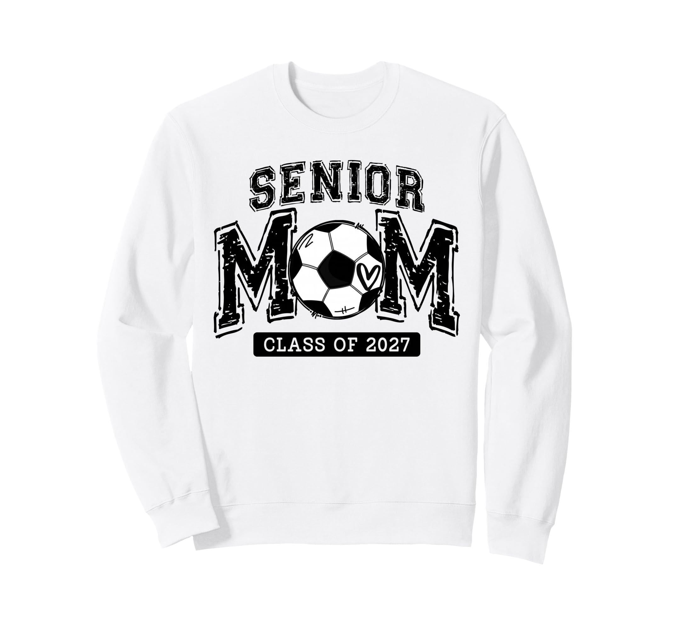 Senior Soccer Mom Class 2027 Sweatshirt - Novelty Apparel for Adults