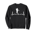Soccer Player Heartbeat Soccer Sweatshirt - Custom Art Print Men Women