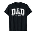 Dad Est 2025 Soccer New Dad Expecting T-Shirt - Fun Novelty Design Unisex