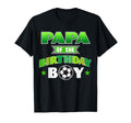 Papa Birthday Soccer Party Family Love T-Shirt - Novelty Apparel for Adults
