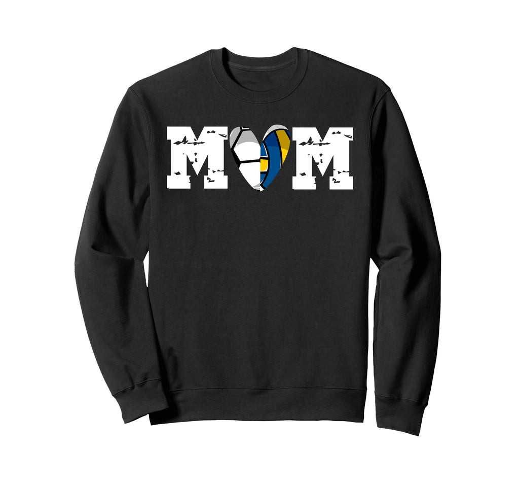 Soccer Volleyball Mom Volleyball Sweatshirt - Novelty Apparel Unisex