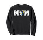 Soccer Volleyball Mom Volleyball Sweatshirt - Novelty Apparel Unisex