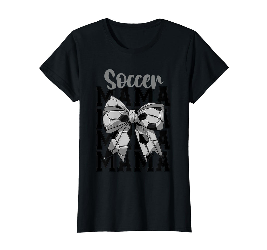 Soccer Mama Coquette Bow Biggest Fan T-Shirt - Streetwear Style Unisex