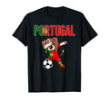 Dabbing Beagle Portugal Soccer Fans T-Shirt - Novelty Apparel Unisex