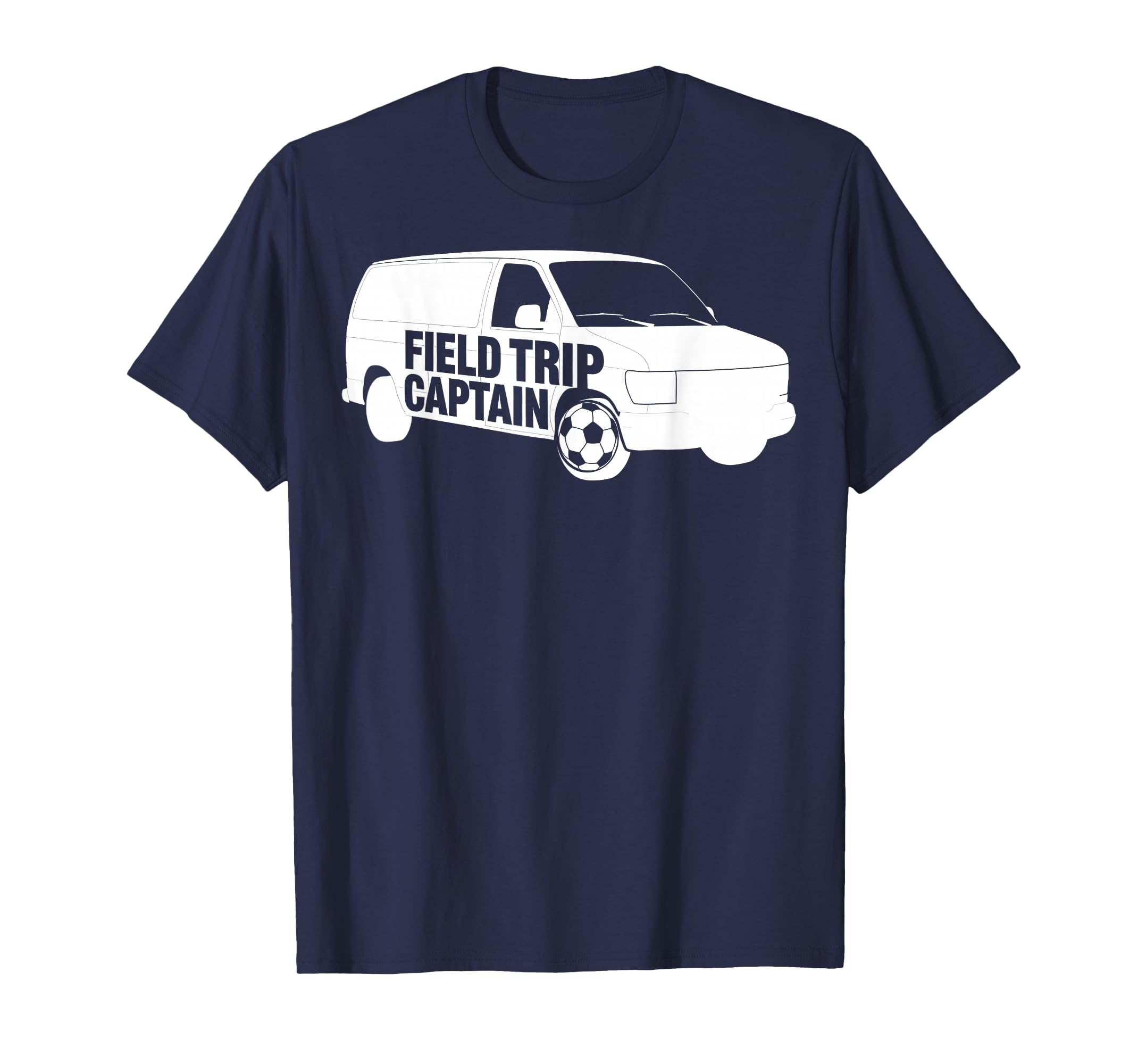 Field Trip Captain Soccer Mom T-Shirt - Fun Novelty Design Unisex