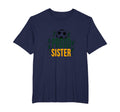 Proud Soccer Sister Sporty Family T-Shirt - Fun Novelty Design for Adults