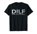 Dilf Damn I Love Foosball Table T-Shirt - Aesthetic Graphic for Adults