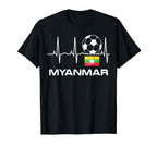 Myanmar Soccer Jersey Best Myanmar T-Shirt - Fun Novelty Design Unisex