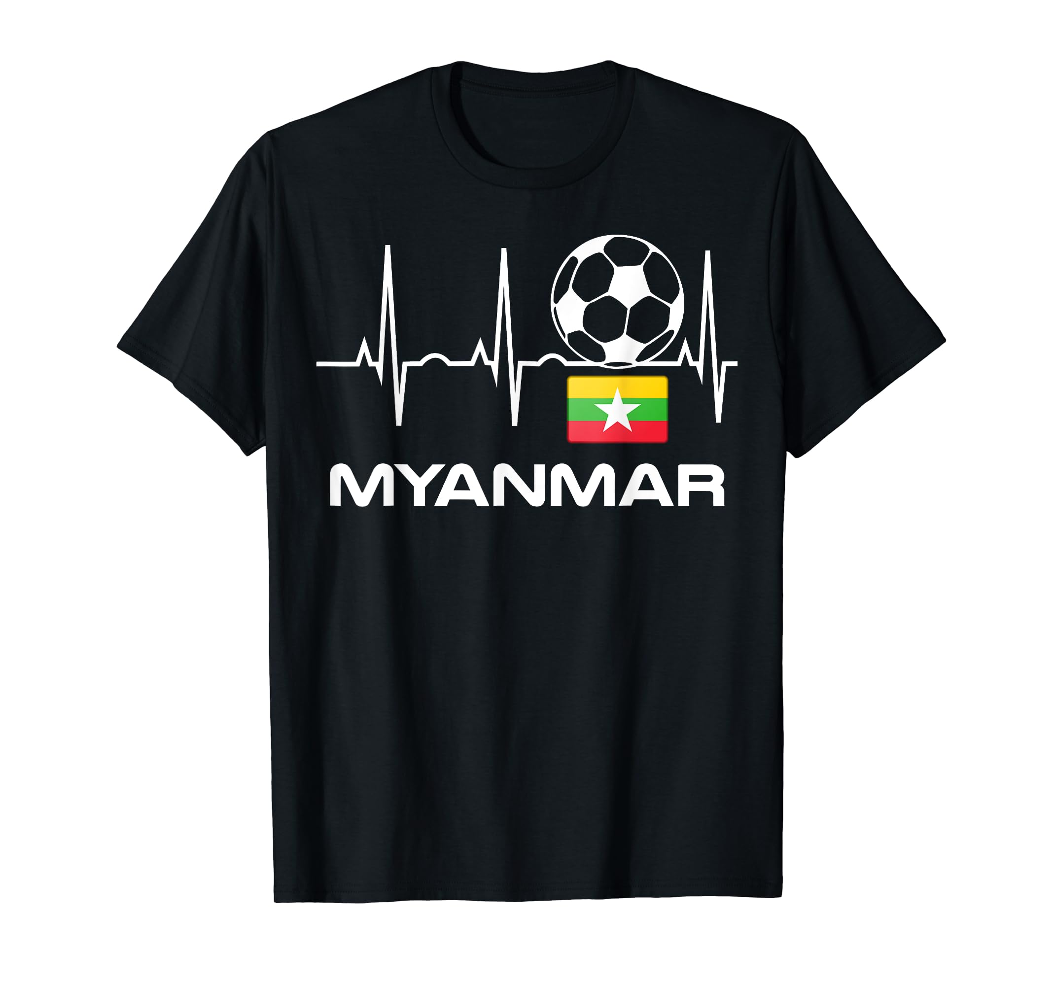 Myanmar Soccer Jersey Best Myanmar T-Shirt - Fun Novelty Design Unisex