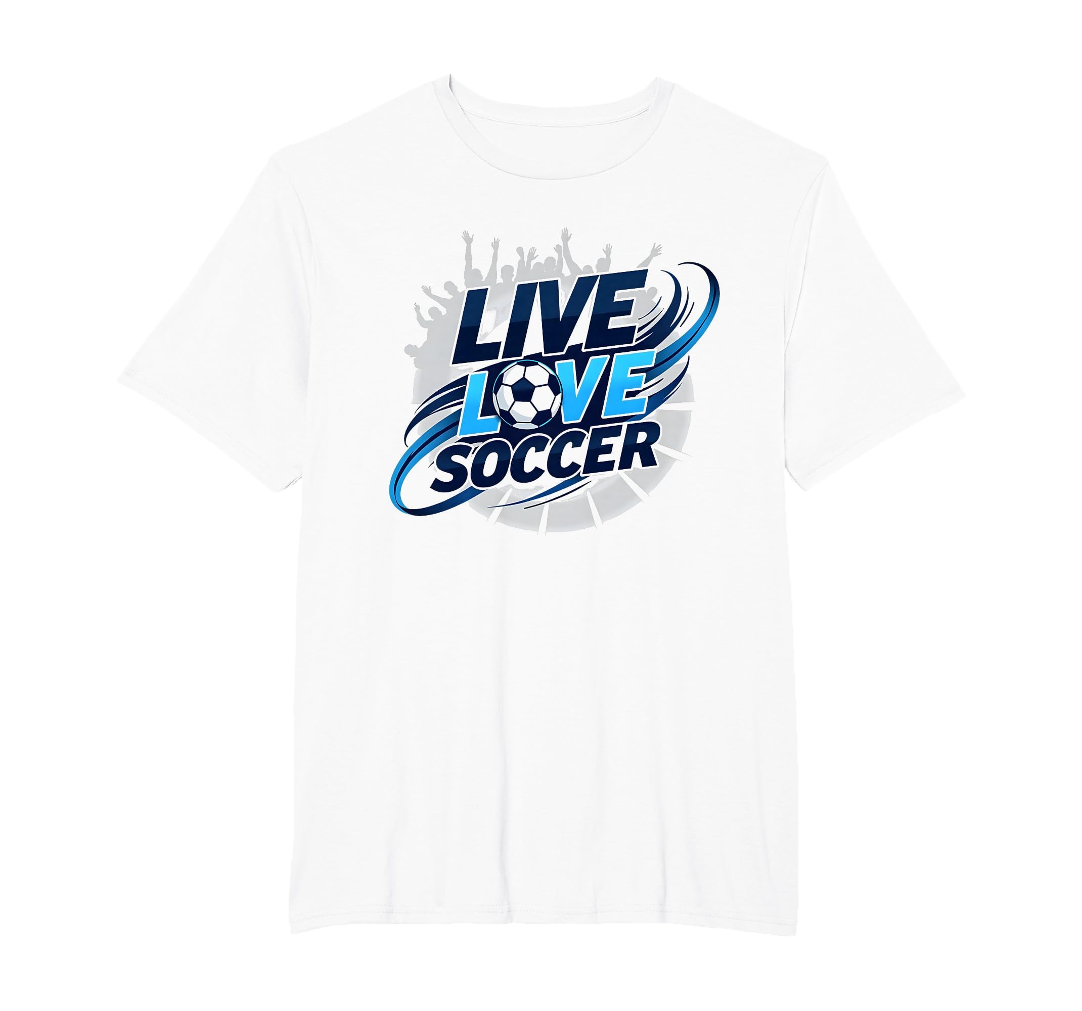 Soccer Mom Live Love Soccer Passion Mens Sweatshirt - Graphic Print Unisex