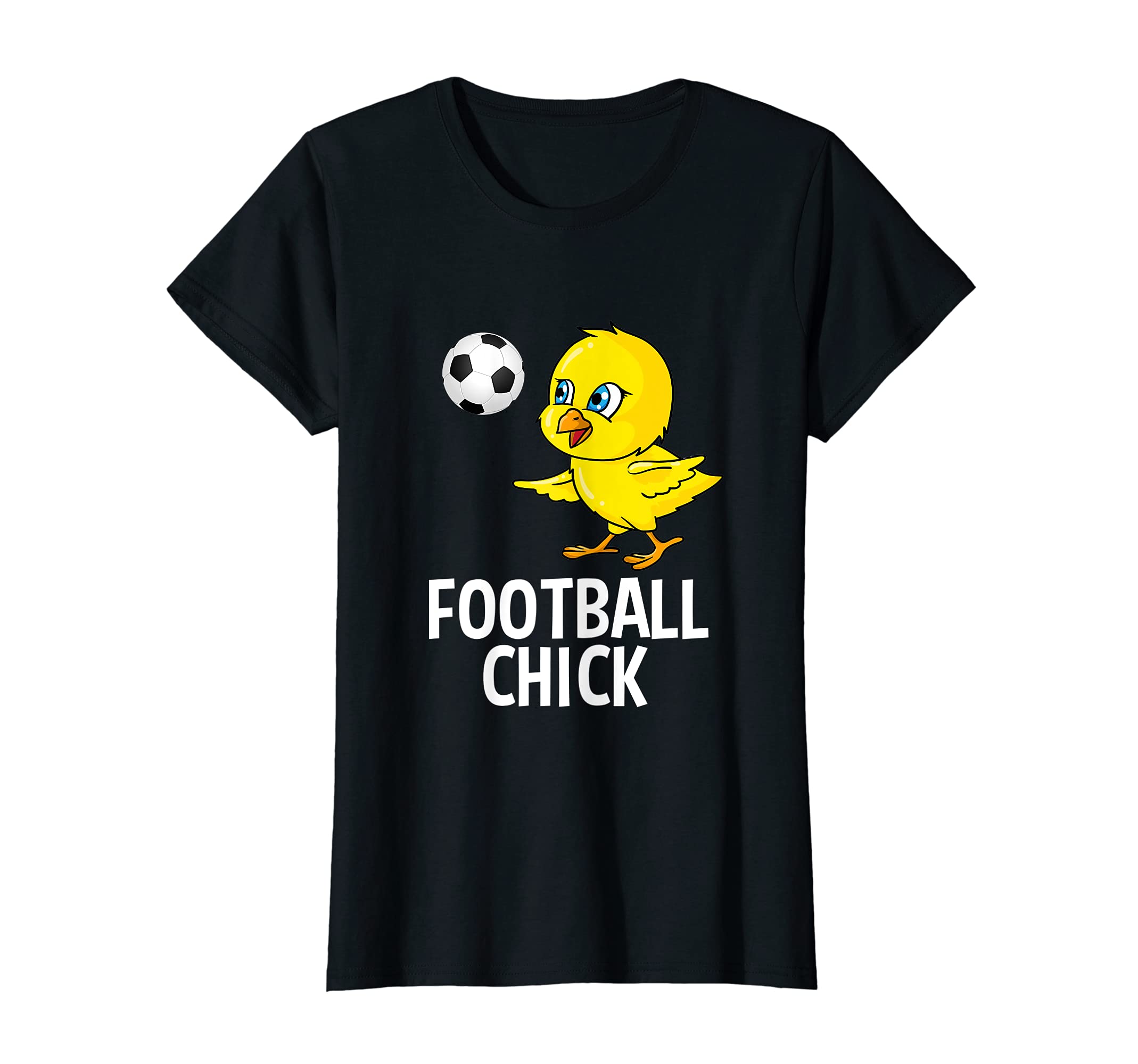 Football Chick Soccer T-Shirt - Novelty Apparel Men Women