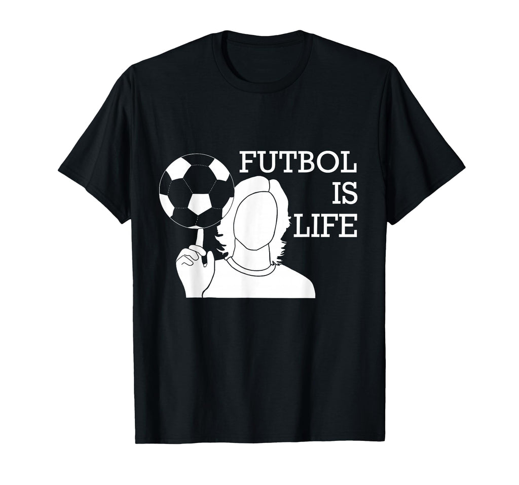 Futbol Is Life T-Shirt - Graphic Print for Adults