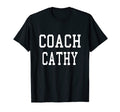 Coach Cathy Custom Football Soccer T-Shirt - Trendy Graphic Unisex