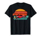 Octane Rocket Soccer Sunset Distressed T-Shirt - Graphic Print Men Women