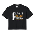 Lifes About Goals And Assists Funny Sweatshirt - Trendy Graphic for Adults