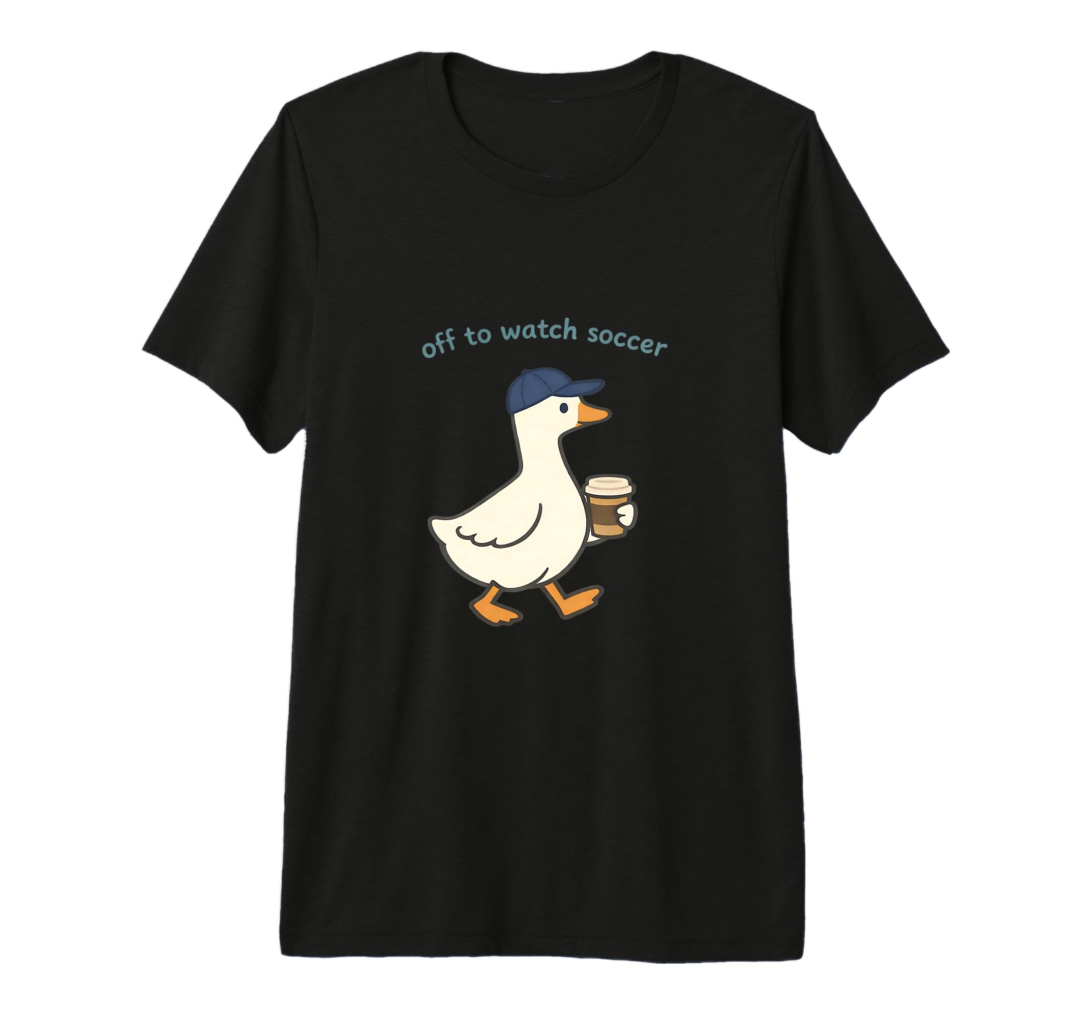 Goose Off To Watch Soccer Coffee Mom T-Shirt - Trendy Graphic Men Women