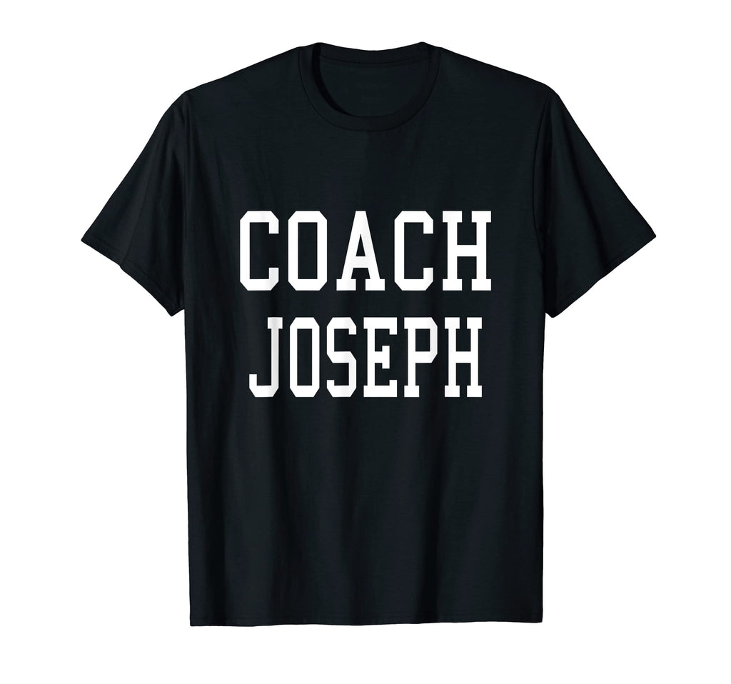 Coach Joseph Custom Football Soccer T-Shirt - Fun Novelty Design Unisex
