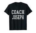 Coach Joseph Custom Football Soccer T-Shirt - Fun Novelty Design Unisex