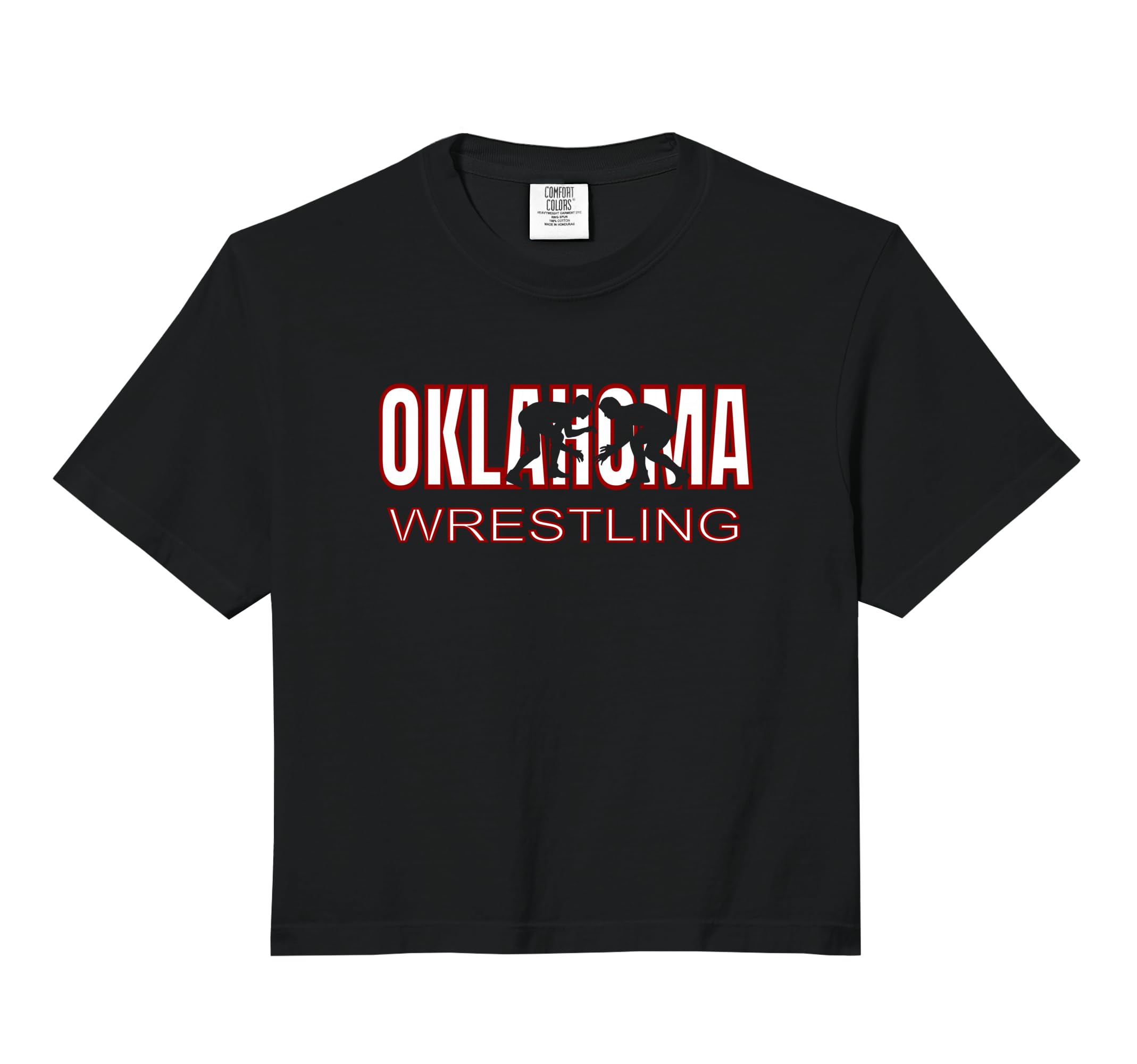 Oklahoma Wrestling Freestyle Wrestler T-Shirt - Minimalist Print Men Women