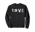 Soccer Love Gift Football Player Sweatshirt - Custom Art Print for Adults