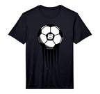 8Th Birthday Soccer 8 Years Old T-Shirt - Custom Art Print for Adults