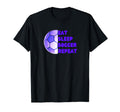 Eat Sleep Soccer Repeat Purple T-Shirt - Casual Everyday Wear for Adults