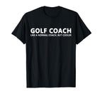 Funny Golf Coach Definition Golf Coach T-Shirt - Graphic Print Men Women