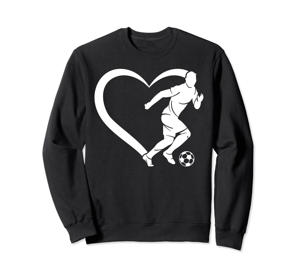 Soccer Player Soccer Heart Soccer Sweatshirt - Custom Art Print for Adults