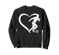 Soccer Player Soccer Heart Soccer Sweatshirt - Custom Art Print for Adults