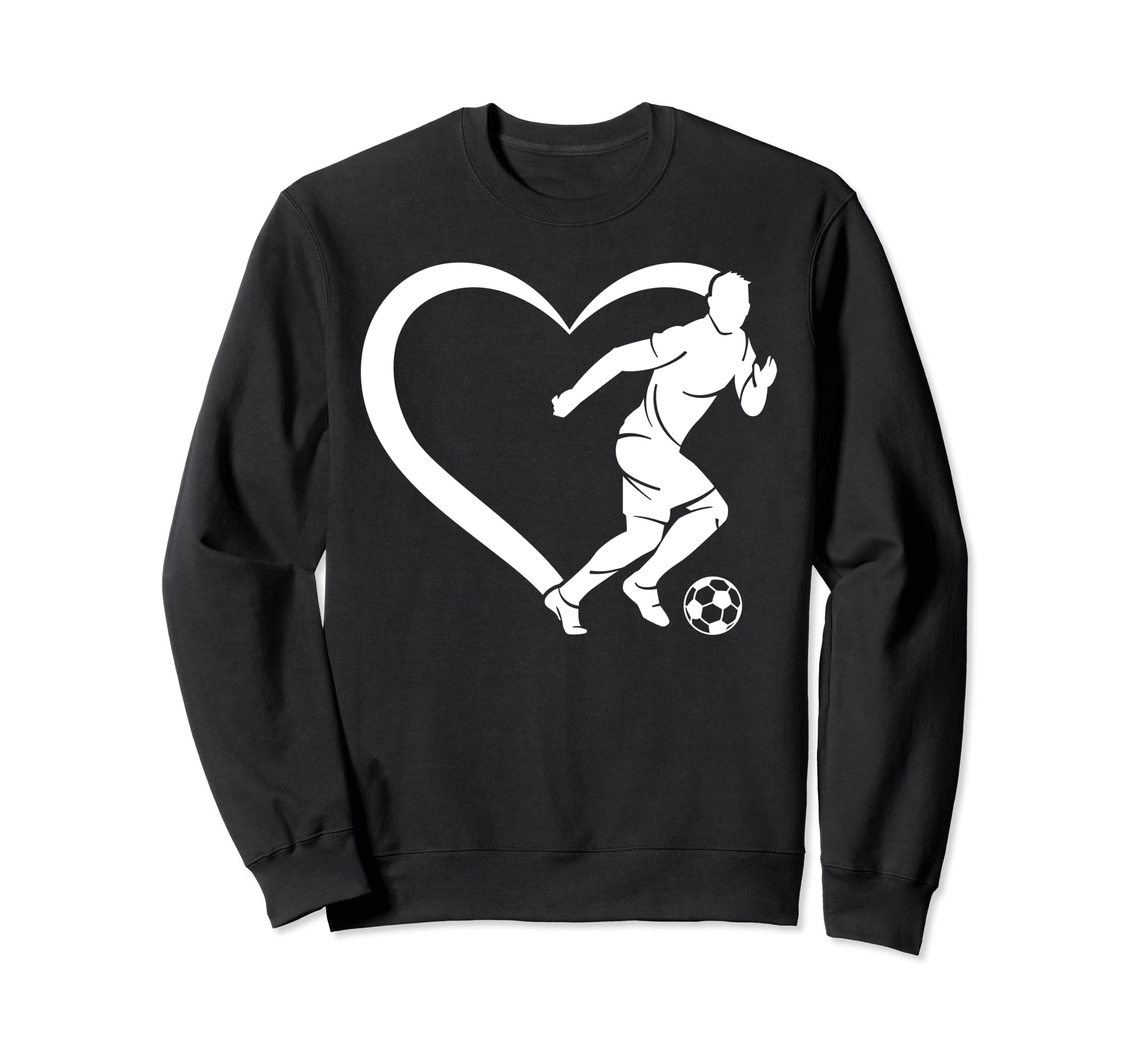 Soccer Player Soccer Heart Soccer Sweatshirt - Custom Art Print for Adults