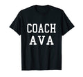 Coach Ava Custom Football Soccer T-Shirt - Streetwear Style for Adults