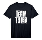 Team Tyler Son Grandson Husband Dad T-Shirt - Minimalist Print Men Women