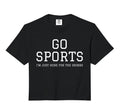 Funny Game Day Event Go Sports Im Just T-Shirt - Graphic Print Men Women