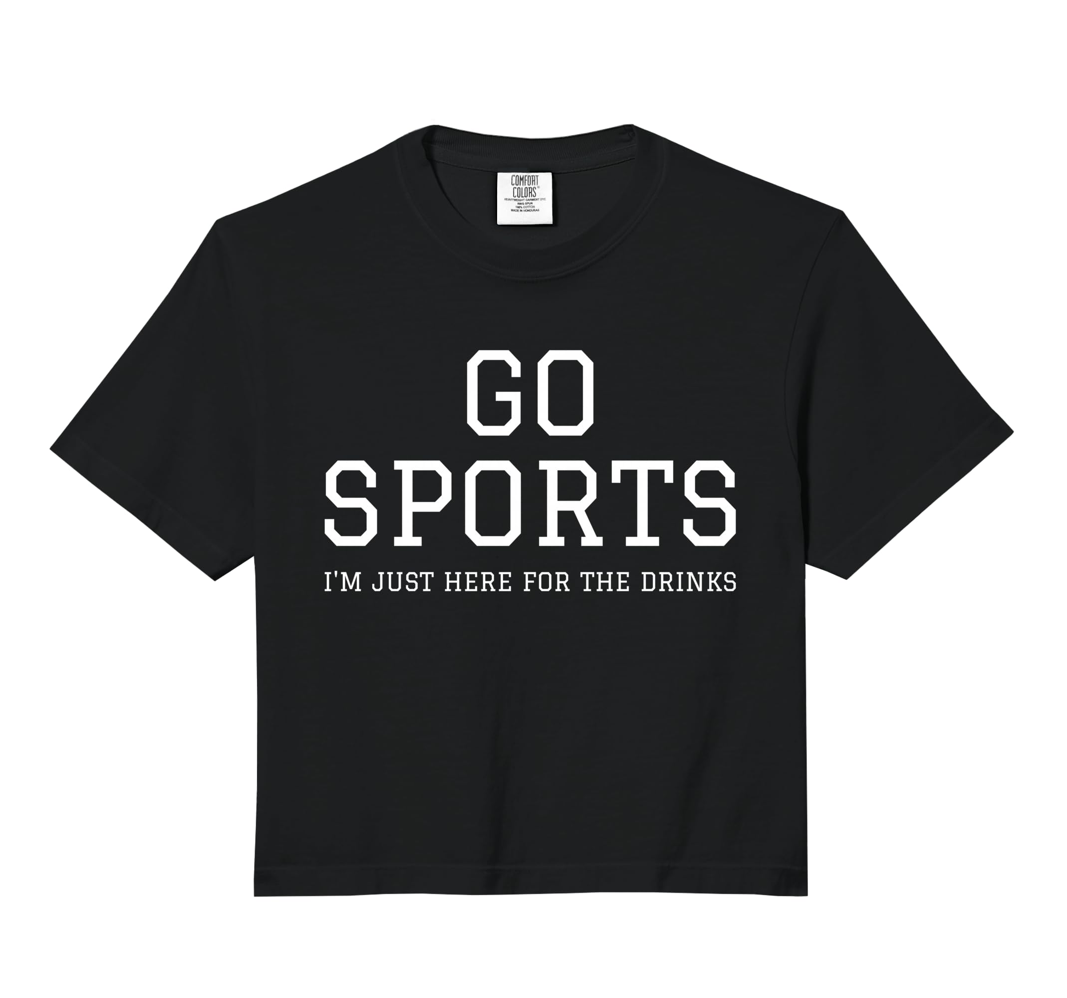 Funny Game Day Event Go Sports Im Just T-Shirt - Graphic Print Men Women