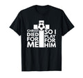 Christ Is Dying Me Religious Soccer T-Shirt - Novelty Apparel Men Women
