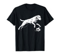 Soccer Labrador Retriever Funny T-Shirt - Casual Everyday Wear Men Women