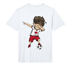 Dabbing Soccer Japan Japanese Football T-Shirt - Unique Graphic Men Women