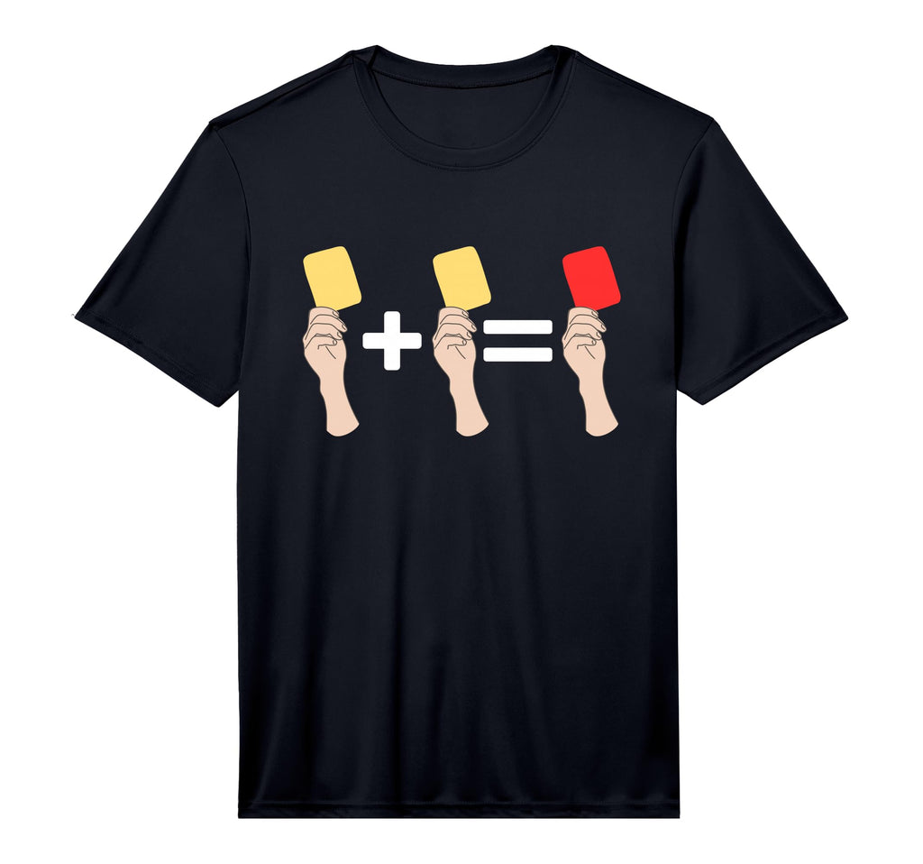 Football Soccer Math Yellow Plus Yellow T-Shirt - Graphic Print for Adults
