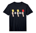 Football Soccer Math Yellow Plus Yellow T-Shirt - Graphic Print for Adults