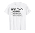 Head Coach Myth Legend Gift T-Shirt - Custom Art Print Men Women