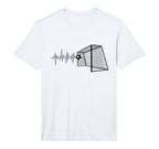 Funny Soccer Heartbeat Ecg T-Shirt - Fun Novelty Design for Adults