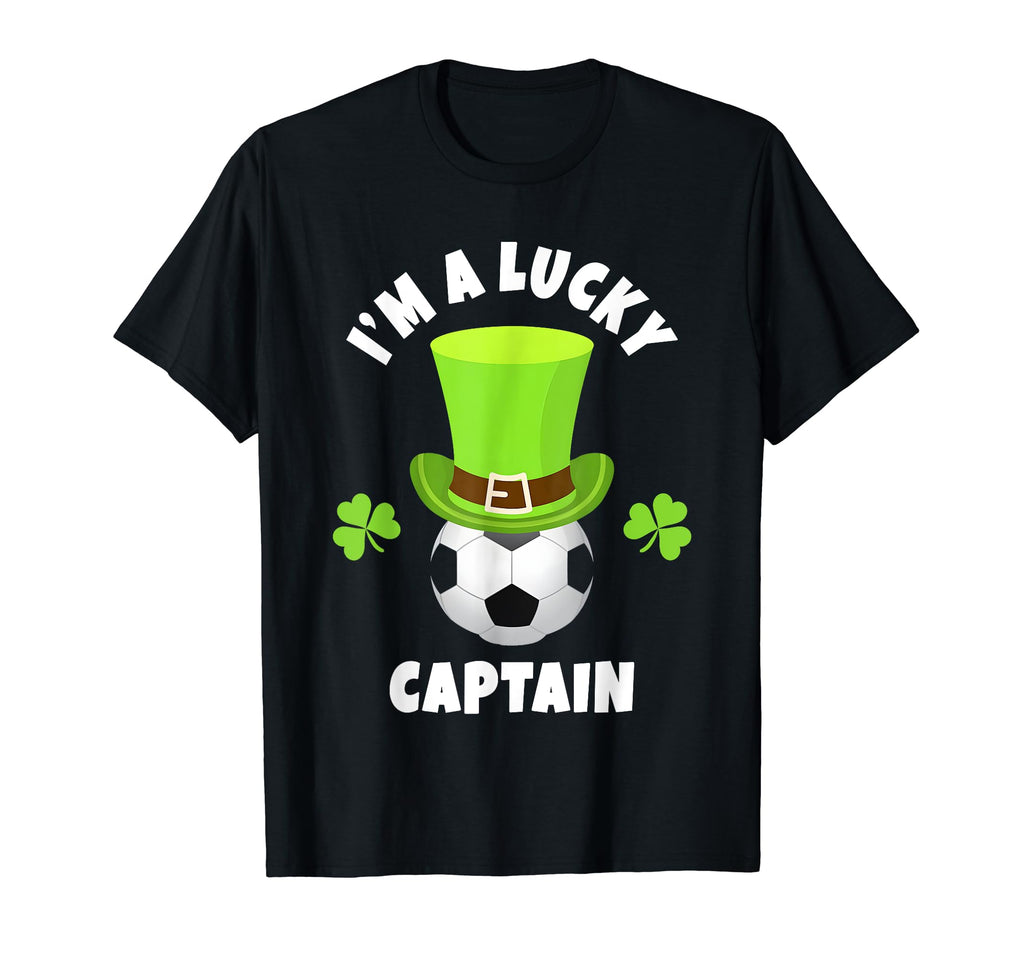Soccer Captains Im Lucky Captain T-Shirt - Trendy Graphic for Adults
