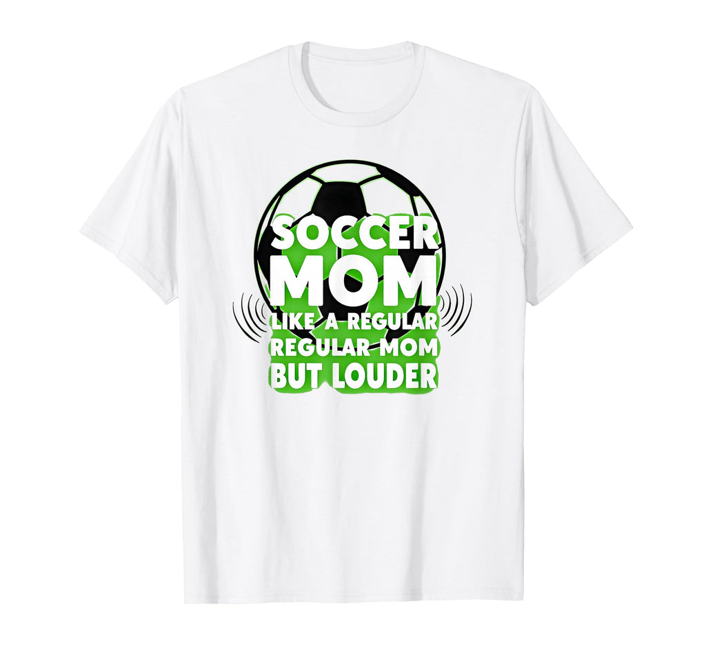 Soccer Mom Like Regular Mom But Sweatshirt - Minimalist Print for Adults