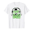 Soccer Mom Like Regular Mom But Sweatshirt - Minimalist Print for Adults